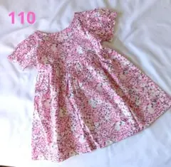 子供夏半袖コットンワンピース110サイズ
