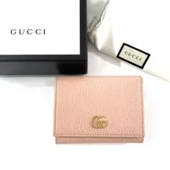 箱付き美品♡ グッチ GUCCI ミニ財布 マーモント ピンク