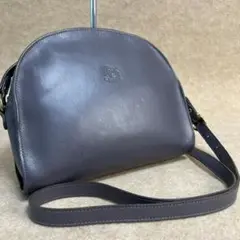 122-CAD IL BISONTE イルビゾンテ グレー ショルダーバッグ