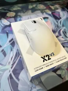 4Kドングル付きpulsar X2 V2 ワイヤレスマウス サイズ1 mini