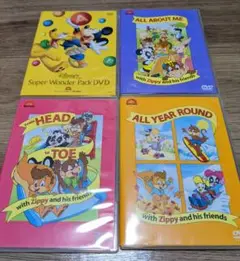 DWE Zippy DVD 3枚 Super Wonder Pack DVD