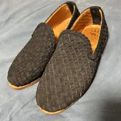 bukht(ブフト)　 WOVEN　SLIP-ON　Nubuck Leather