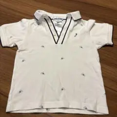 jacadi ポロシャツ　白　3A 96cm バドミントン　シャトル