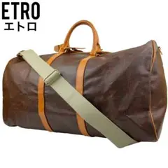 ✨美品✨ エトロ ETRO ボストンバッグ ペイズリー 2way 旅行 トラベル