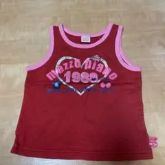 mezzo piano ノースリーブタンクトップ 110