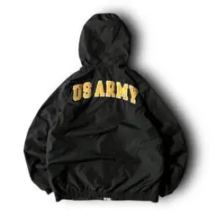 USA古着vintage U.S ARMYナイロンジャケットフーディ短丈ブルゾン