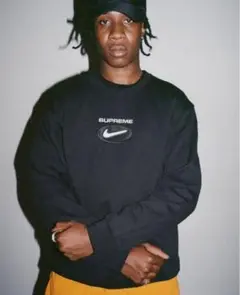 L 送料込み 即日発送 Supreme Nike Jewel Crewneck Supreme Nike Jewel Crewneck Black Men's - FW20 - US