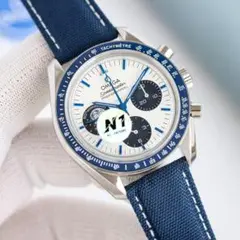 OMEGA スピードマスター クロノグラフ ネイビー