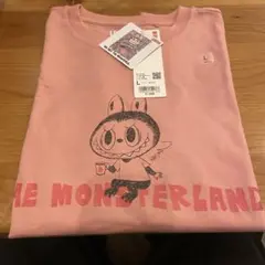 UNIQLO ユニクロ ポップマート ラブブ　Tシャツ　ピンク　Lサイズ