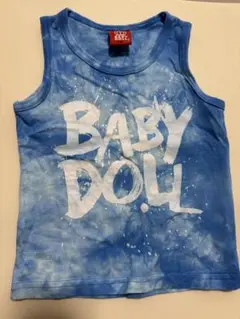BABYDOLL タンクトップ 青 タイダイ