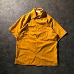 【ヴィンテージ】シンプルシャツ スナップボタン 古着usedSM21