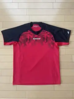 babolat バボラ　メンズ 半袖テニスシャツ　tシャツ　Mサイズ 赤黒