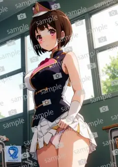 【まとめ買い割引対象】0079　アートポスター　A4サイズ　美女