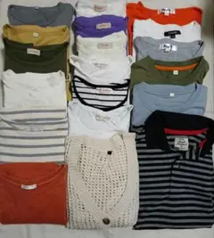 メンズ　レディース　ミックス　Mサイズ　19着　まとめ売り　半袖　Tシャツ