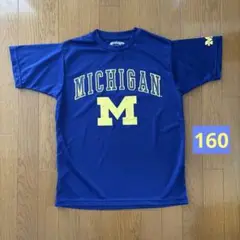 MICHIGAN バスケットボール Tシャツ ネイビー　160
