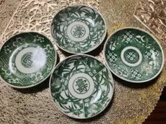 印判皿 4枚 アンティーク