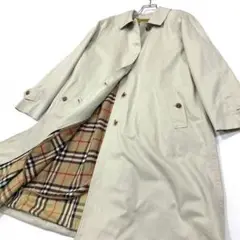美品 三陽商会 Burberry ステンカラーコート レディースM ベージュ系