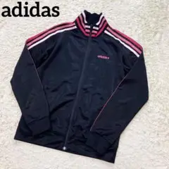 【美品】adidas あのちゃん着用 トラックジャケット ボーダー ブラック L
