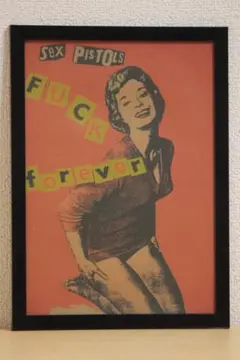 セックス・ピストルズ　Sex Pistols　ポスター　額付き