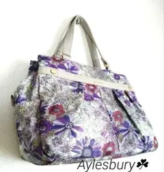 【美品】Aylesbury アリスバーリー ハンドバッグ 肩掛け可 花柄