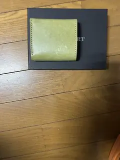 DAYSTART グリーンレザー ミニ財布
