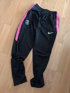 PSG トレーニングパンツ ブラック ピンク　L
