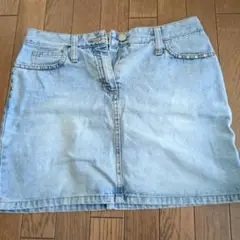 【 BENETTON/ベネトン】レディース　ライトブルーデニムスカート 夏