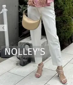 NOLLEY'S ウォッシャブル美脚テーパードパンツ PLST トゥモローランド