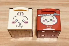 新品セット最安値☆ ちいかわ キューケース2 小物入れ うさぎ 2点