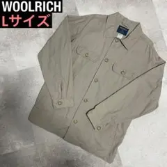 WOOLRICH ミリタリージャケット Lサイズ ライトベージュ ウールリッチ