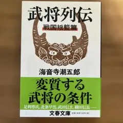 武将列伝 戦国揺籃篇