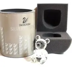 スワロフスキー SWAROVSKI クリスタル 熊の置物 ケース付属