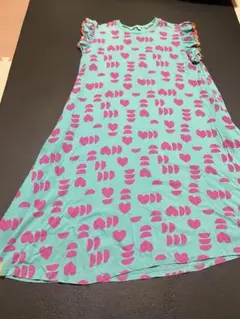 マーキーズ　ハート　フリル袖ワンピース