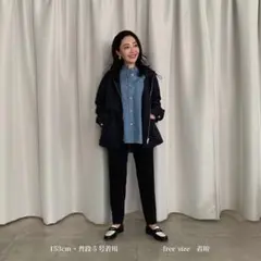 yonfa マウンテンパーカー ネイビー