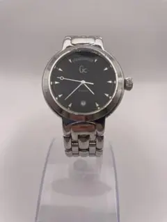 サクラ美品❤️Gcレディース腕時計⭐️スイス製 Guess❤️ホワイトGc花柄シャルム GUESS 国内正規品 GC Guess ジーシー ゲス コレクション 腕時計