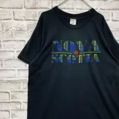 USA製90sヴィンテージTシャツ！シングルステッチ　ブラック半袖古着XL 22