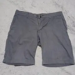 ZIP FIVE グレー チェック柄 ショートパンツ M