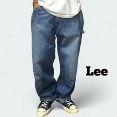 Lee DUNGAREES デニムペインターパンツ ルーズジーンズ