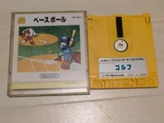 ファミコンディスクシステム　ベースボール&ゴルフ