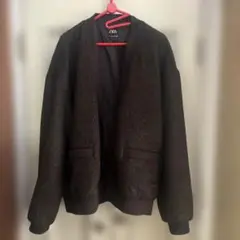 ZARA ジャケット ダークブラウン
