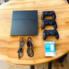 USED品 PS4 CUH-1200A コントローラー×3 IOデータ