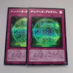 遊戯王 ナンバーズ・プロテクト シークレットレア 2枚セット