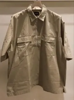 美品　BEAMS / SOLOTEX(R) ハーフジップ シャツ