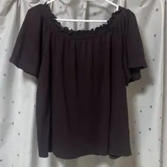 GU ダークブラウン オフショルダー