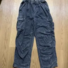 ダークグレー カーゴパンツ