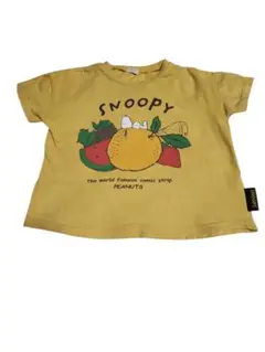 スヌーピー Tシャツ イエロー 110サイズ