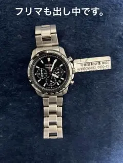 SEIKO (T63-00DO)クロノグラフ ブラックダイヤル.