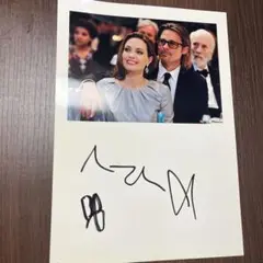 ブラッドピットとアンジェリーナジョリーの直筆サイン付き写真