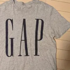 GAP　ビッグロゴ　 ロゴ Tシャツ グレー