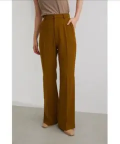 【STYLEMIXER】ボックスタックフレアパンツ